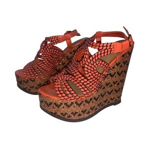 Mossimo Y2K Boho Chunky Platform Wedge